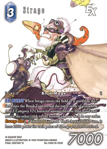 Strago EX (Full Art) — Legacy Collection card