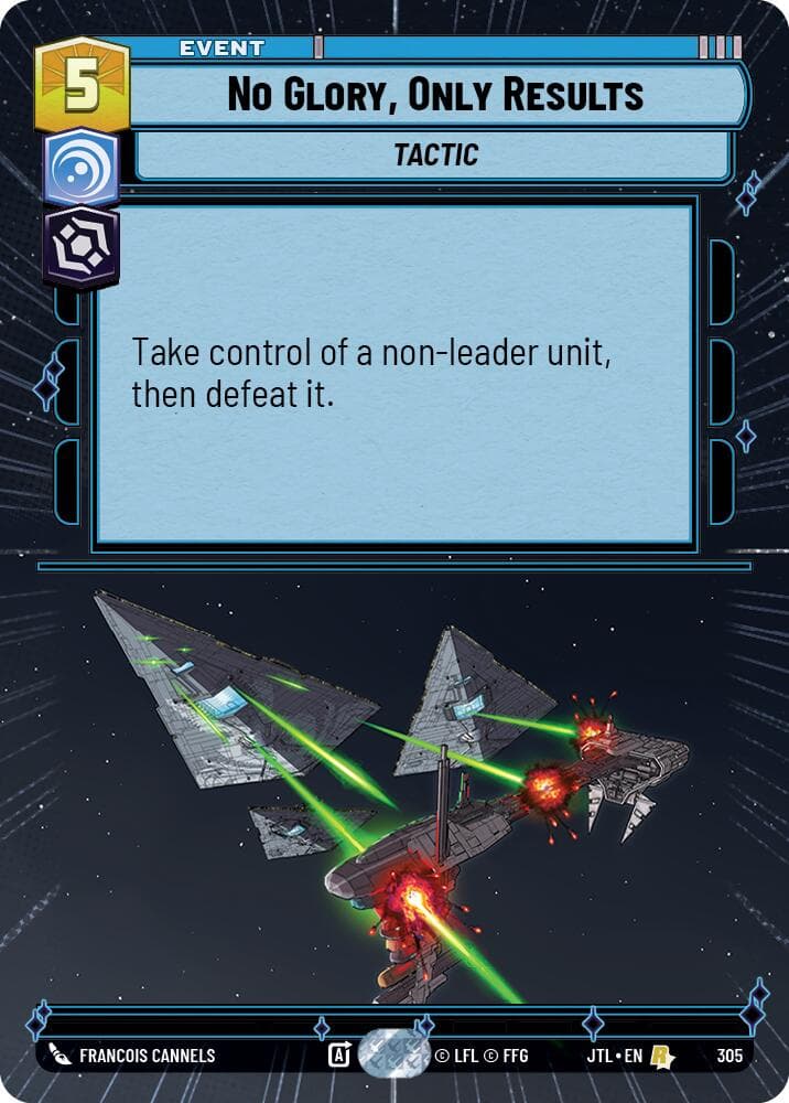 No Glory, Only Results (Hyperspace) — Jump to Lightspeed card