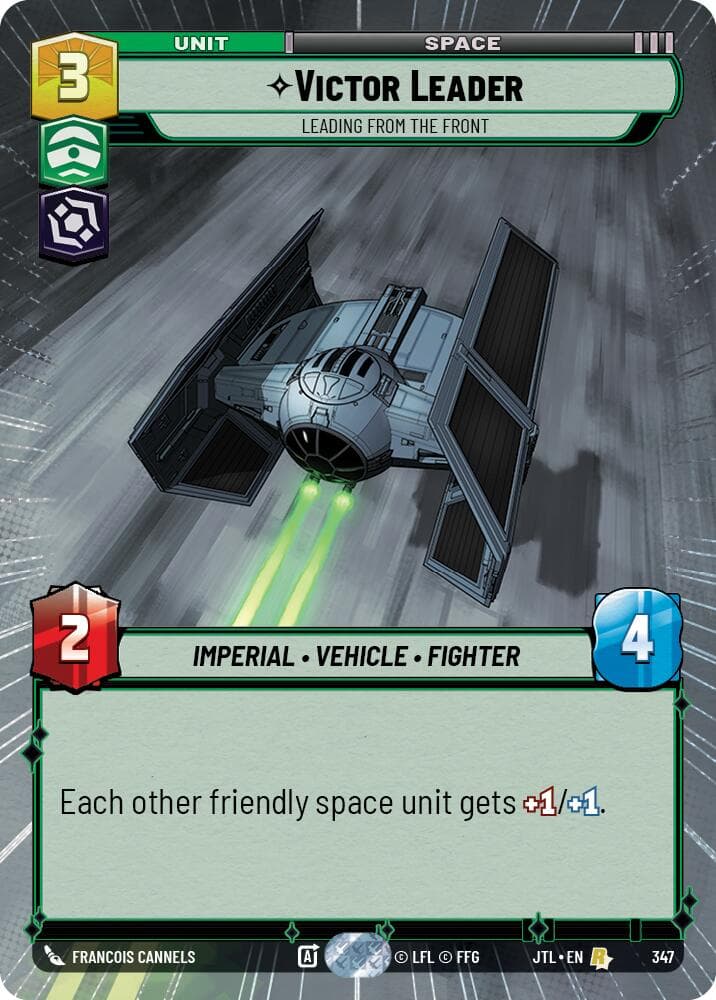 Victor Leader - Leading from the Front (Hyperspace) — Jump to Lightspeed card