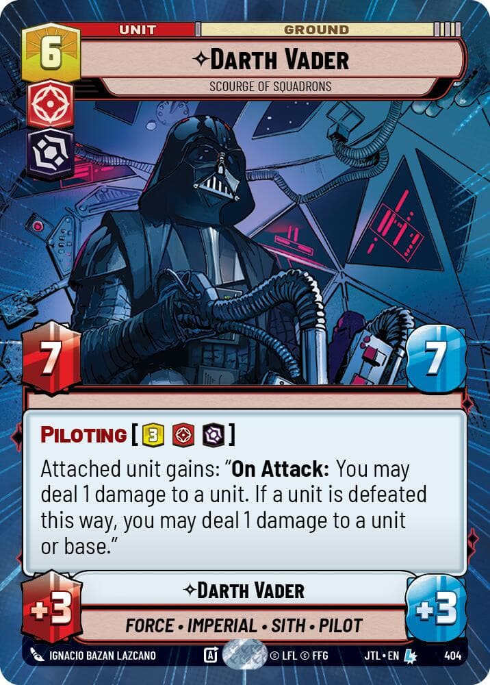 Darth Vader - Scourge of Squadrons (Hyperspace) — Jump to Lightspeed card