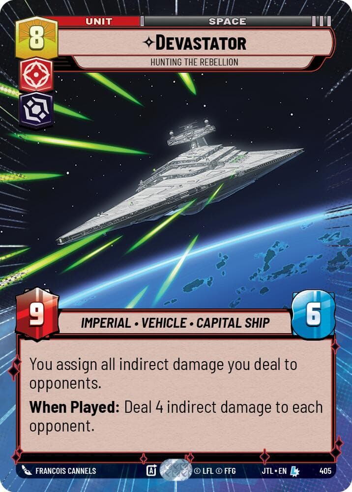 Devastator - Hunting the Rebellion (Hyperspace) — Jump to Lightspeed card