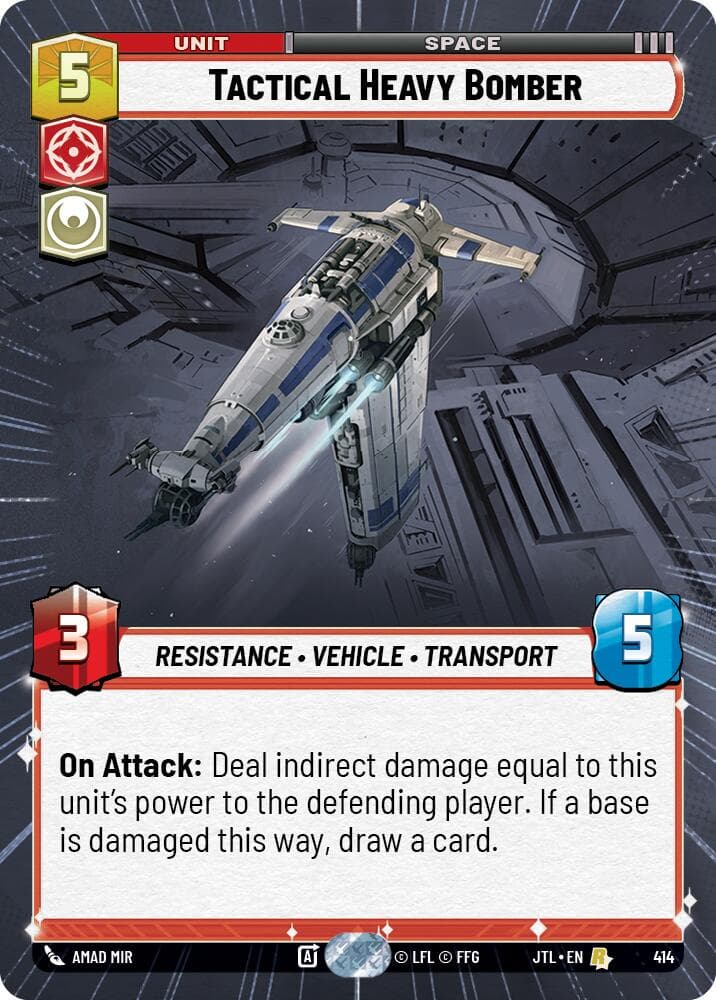 Tactical Heavy Bomber (Hyperspace) — Jump to Lightspeed card