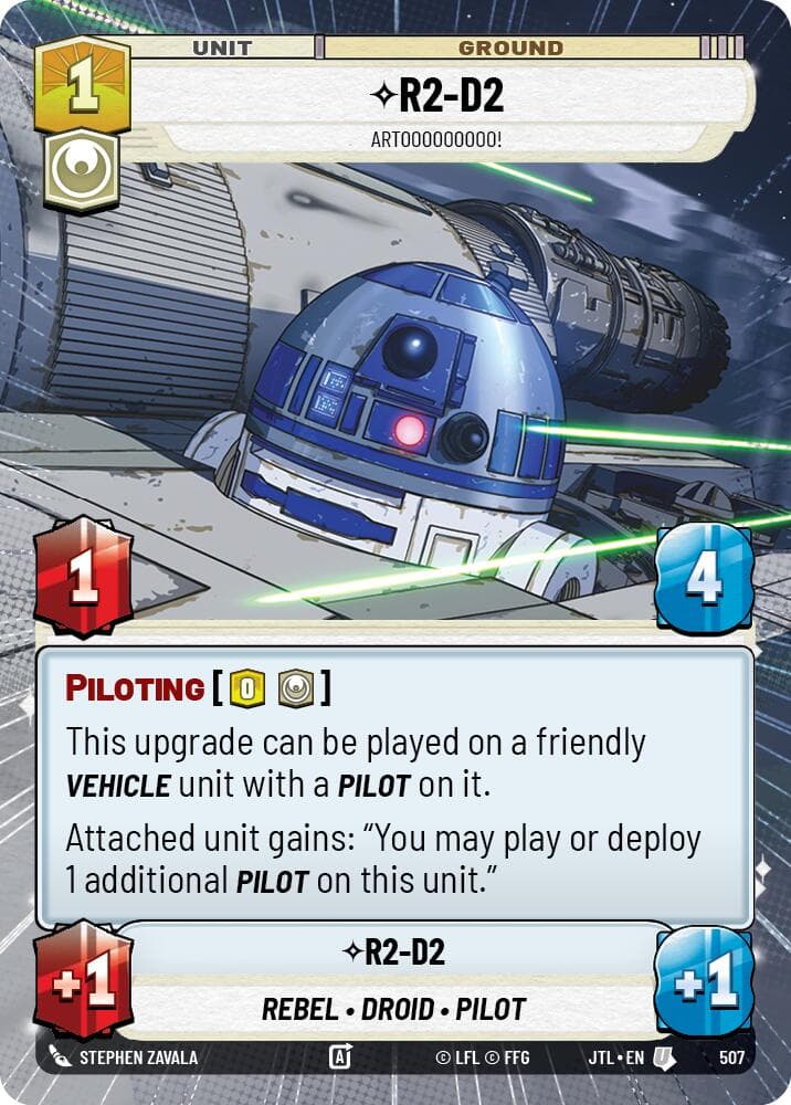 R2-D2 - Artooooooooo! (Hyperspace) — Jump to Lightspeed card