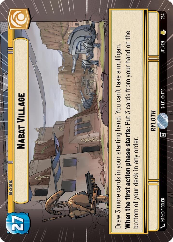 Nabat Village (Hyperspace Foil) — Jump to Lightspeed card