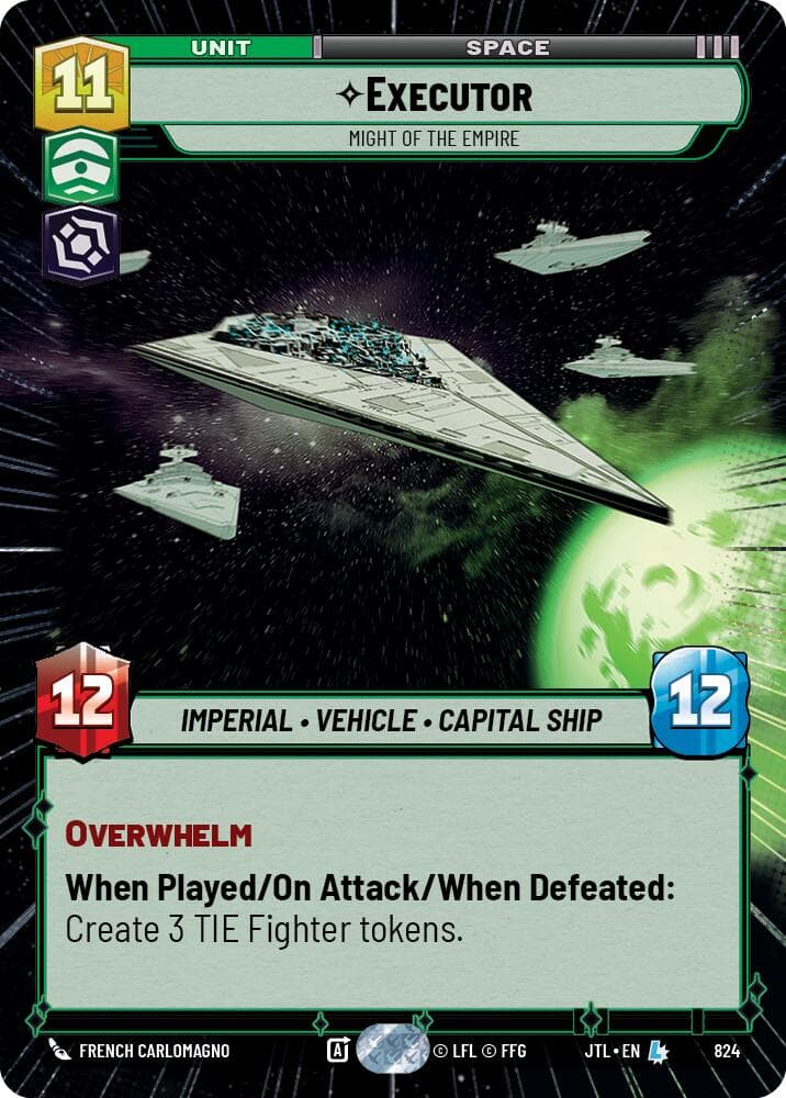 Executor - Might of the Empire (Hyperspace Foil) — Jump to Lightspeed card