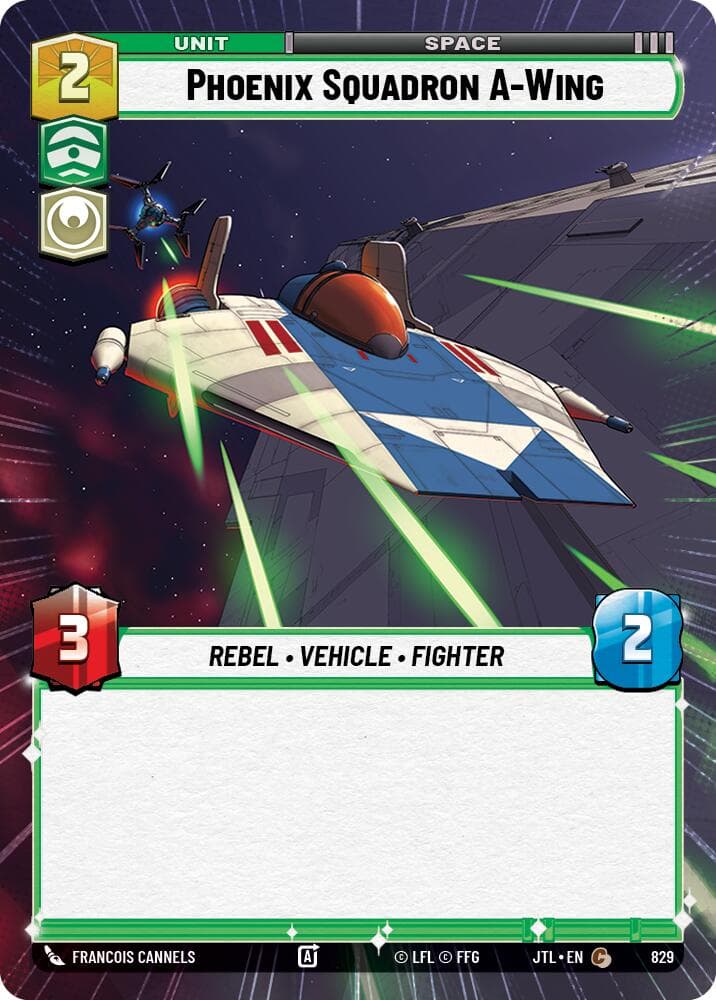Phoenix Squadron A-Wing (Hyperspace Foil) — Jump to Lightspeed card
