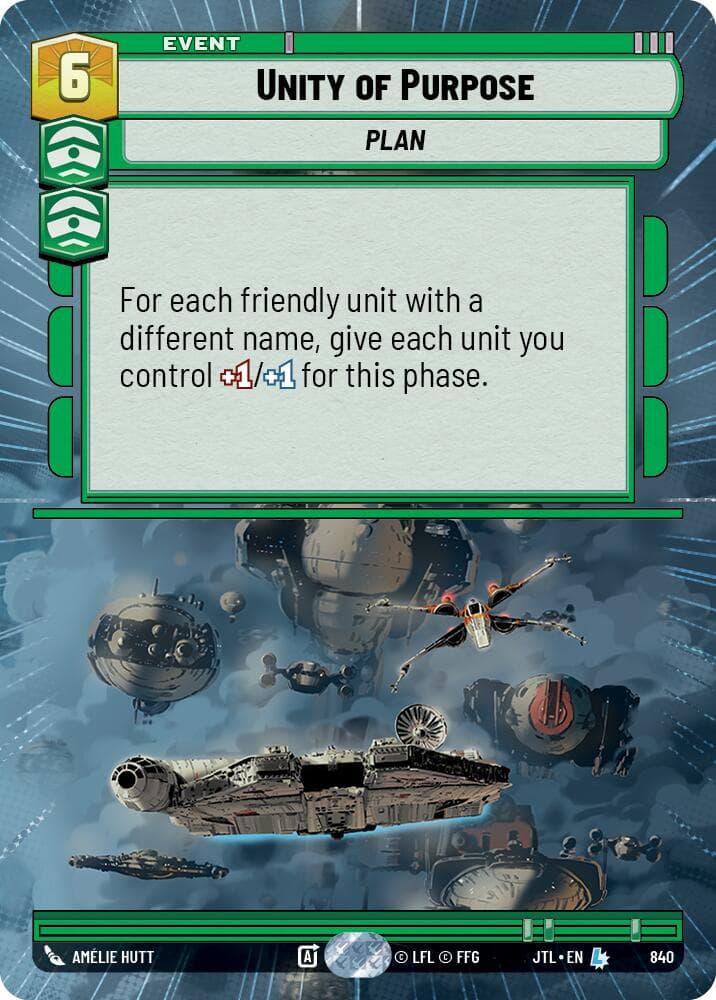 Unity of Purpose (Hyperspace Foil) — Jump to Lightspeed card