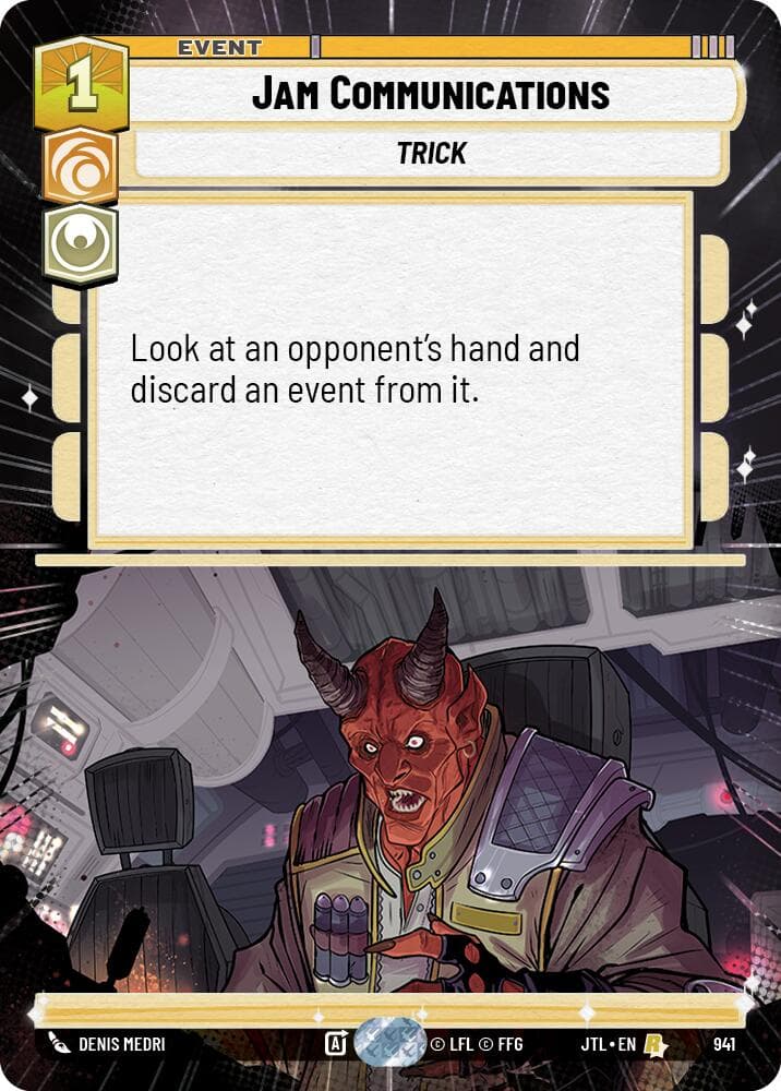 Jam Communications (Hyperspace Foil) — Jump to Lightspeed card