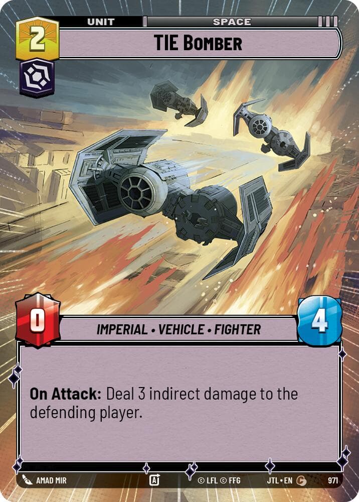 TIE Bomber (Hyperspace Foil) — Jump to Lightspeed card