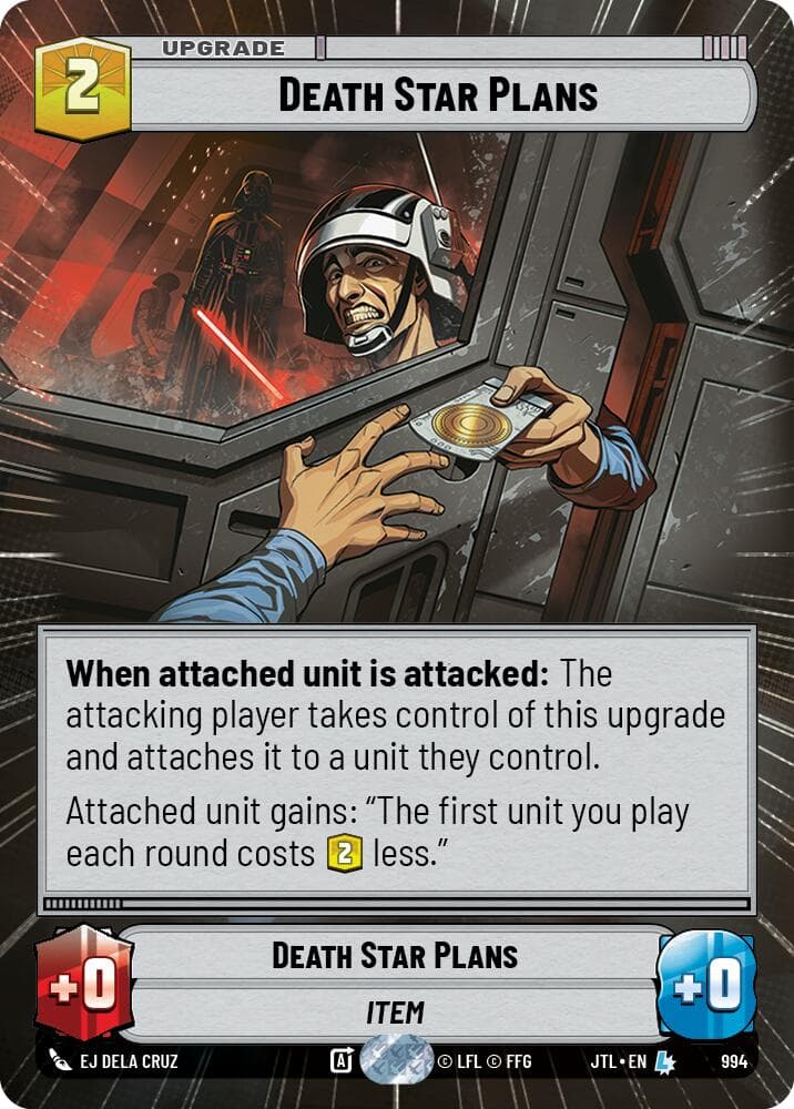 Death Star Plans (Hyperspace Foil) — Jump to Lightspeed card