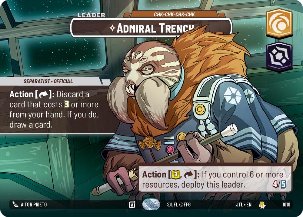 Admiral Trench - Chk-chk-chk-chk (Showcase) — Jump to Lightspeed card