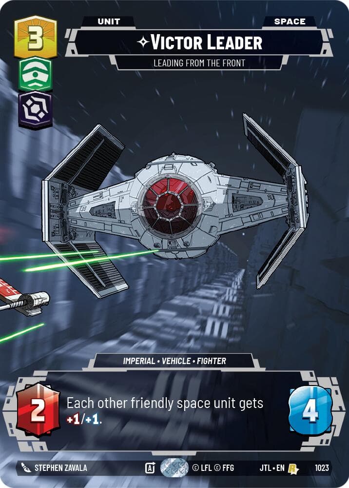 Victor Leader - Leading from the Front (Prestige) — Jump to Lightspeed card