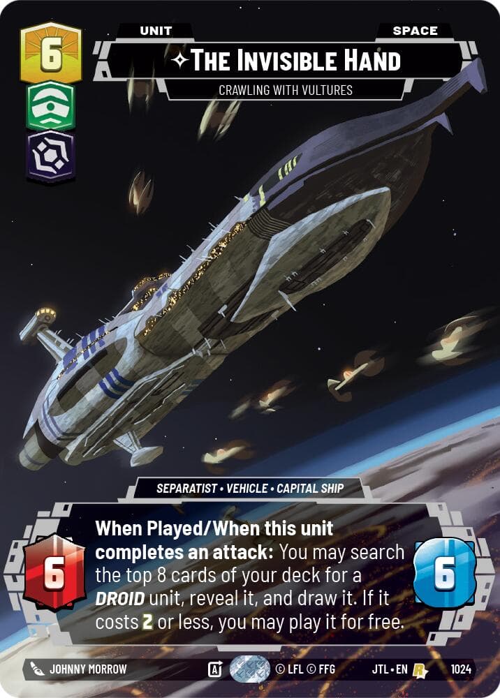 The Invisible Hand - Crawling With Vultures (Prestige) — Jump to Lightspeed card
