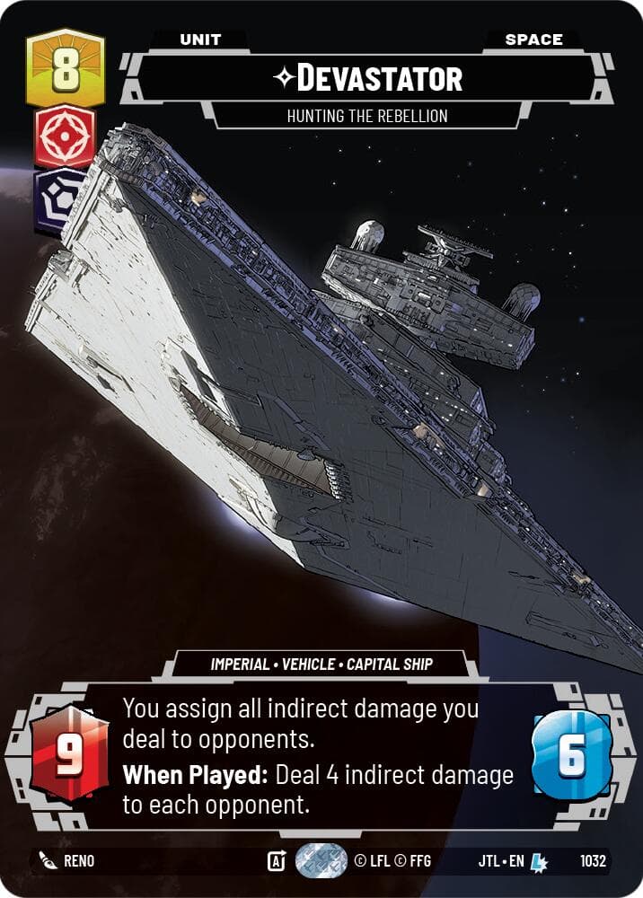 Devastator - Hunting the Rebellion (Prestige) — Jump to Lightspeed card