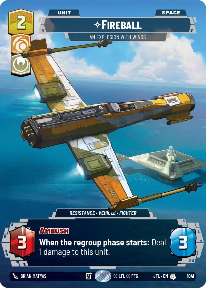 Fireball - An Explosion With Wings (Prestige) — Jump to Lightspeed card