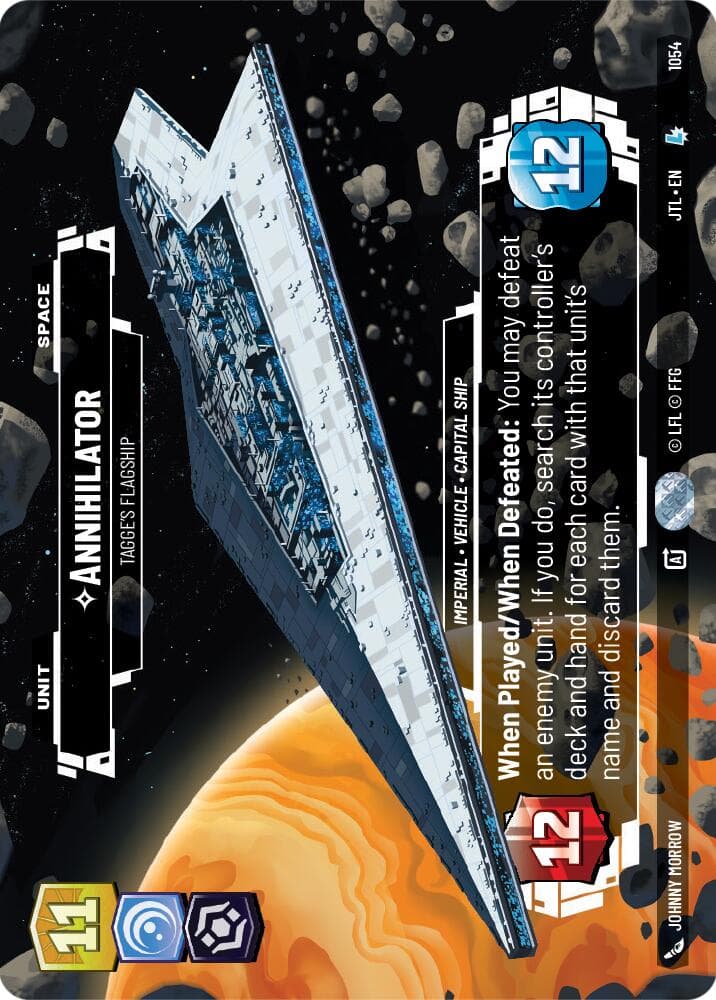Annihilator - Tagge's Flagship (Prestige Foil) — Jump to Lightspeed card