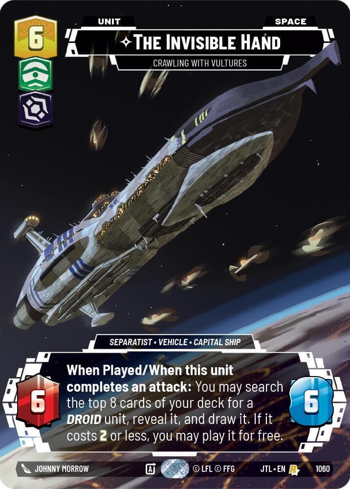 The Invisible Hand - Crawling With Vultures (Prestige Foil) — Jump to Lightspeed card