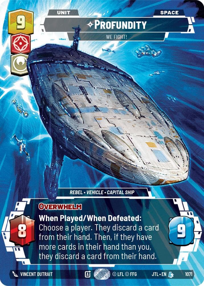Profundity - We Fight! (Prestige Foil) — Jump to Lightspeed card