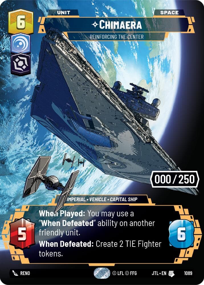 Chimaera - Reinforcing the Center (Serialized) — Jump to Lightspeed card