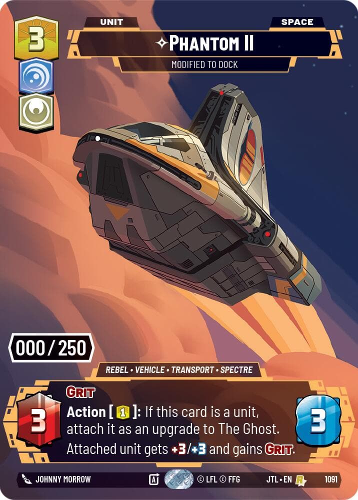 Phantom II - Modified to Dock (Serialized) — Jump to Lightspeed card