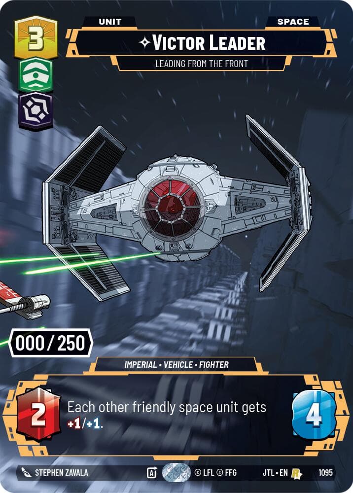 Victor Leader - Leading from the Front (Serialized) — Jump to Lightspeed card