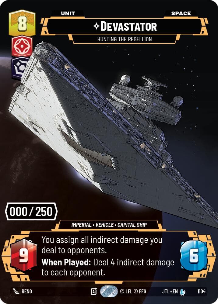 Devastator - Hunting the Rebellion (Serialized) — Jump to Lightspeed card