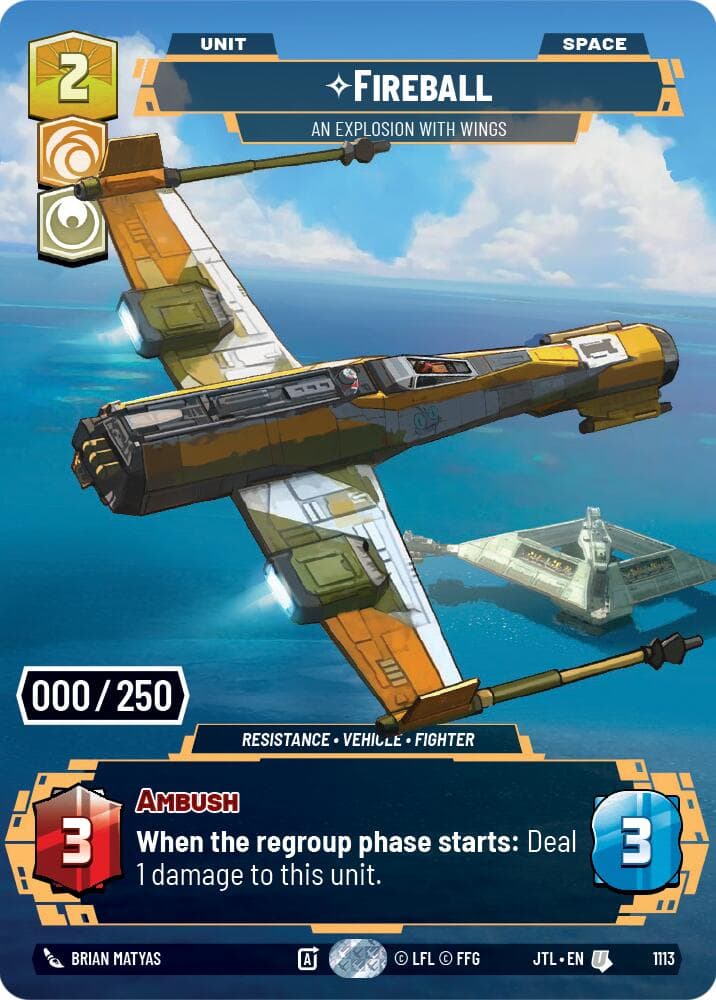 Fireball - An Explosion With Wings (Serialized) — Jump to Lightspeed card