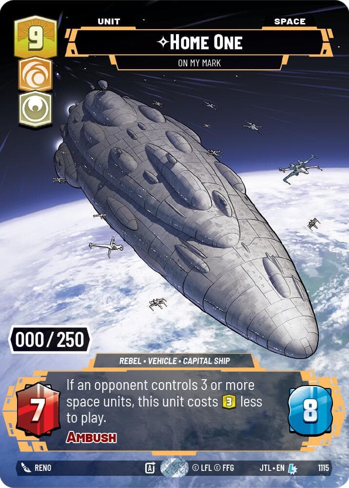 Home One - On My Mark (Serialized) — Jump to Lightspeed card
