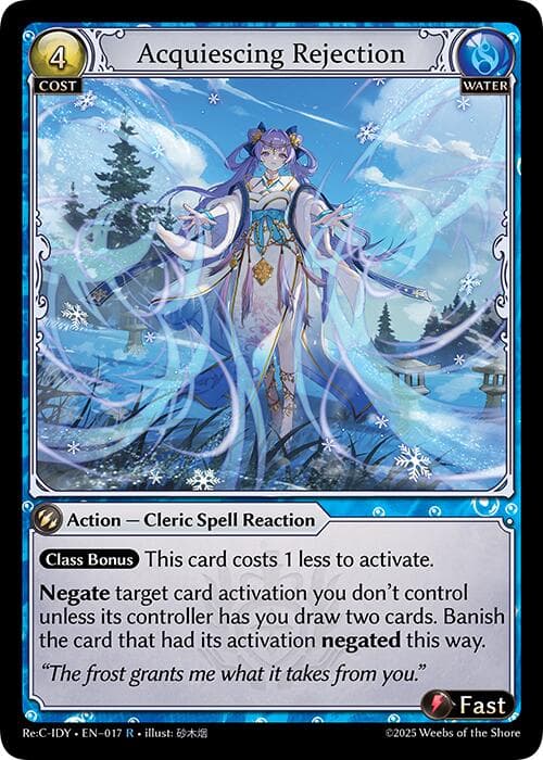 Acquiescing Rejection — Diao Chan Re: Collection, Idyll Corsage card