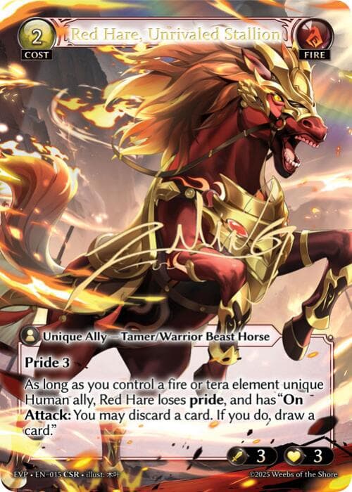Red Hare, Unrivaled Stallion — Abyssal Heaven Event Pack card