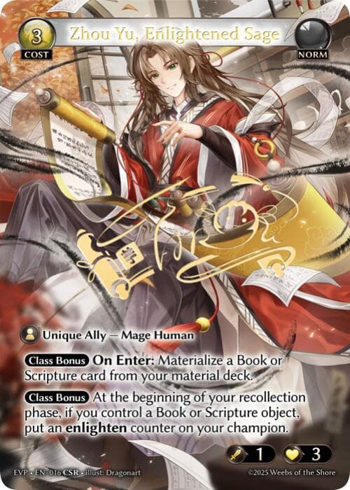 Zhou Yu, Enlightened Sage — Abyssal Heaven Event Pack card