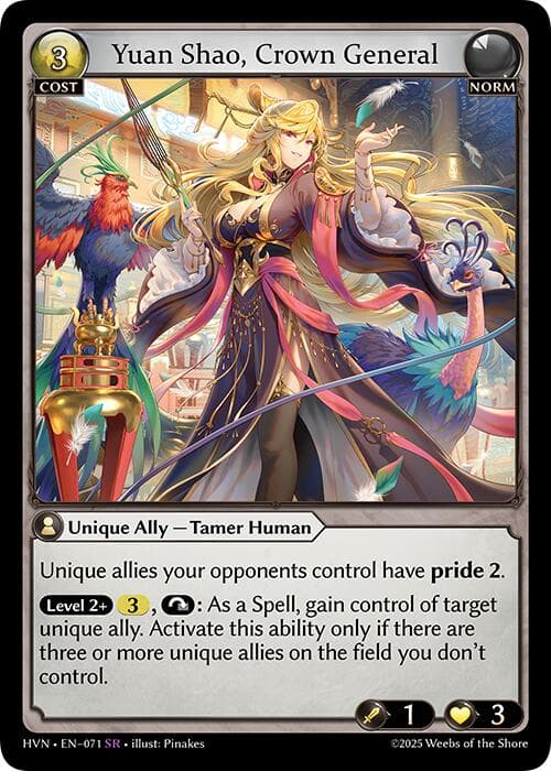 Yuan Shao, Crown General — Abyssal Heaven card
