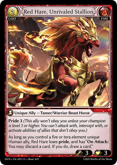 Red Hare, Unrivaled Stallion — Abyssal Heaven card