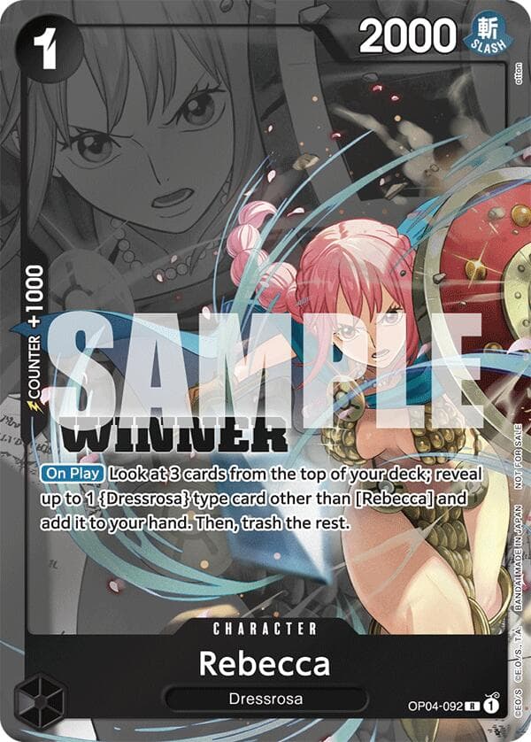 Rebecca (Winner Pack 2025 Vol. 2) — One Piece Promotion Cards card