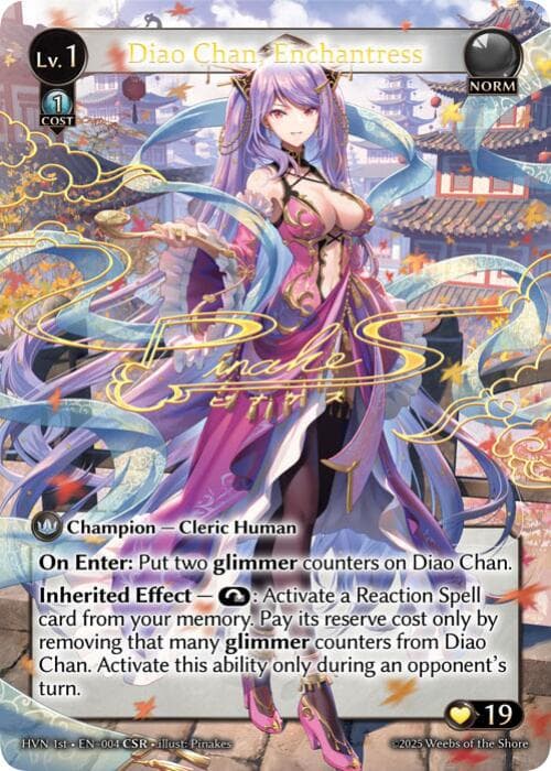 Diao Chan, Enchantress (CSR) — Abyssal Heaven card