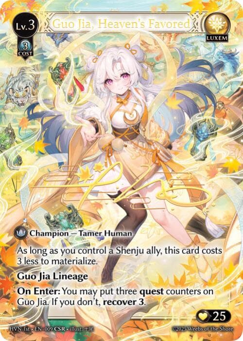 Guo Jia, Heaven's Favored (CSR) — Abyssal Heaven card