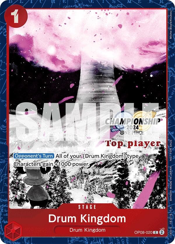 Drum Kingdom (Championship 2024 Top Player Pack Vol. 2) — One Piece Promotion Cards card