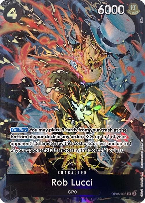 Rob Lucci (Illustration Box EX) — One Piece Promotion Cards card