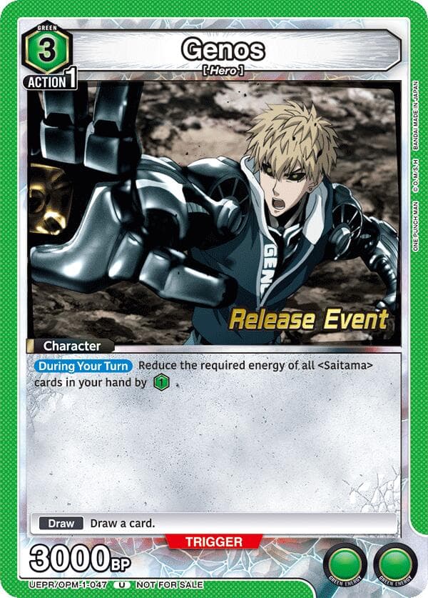 Genos (047) — UE06BT: One Punch Man Release Event Cards card