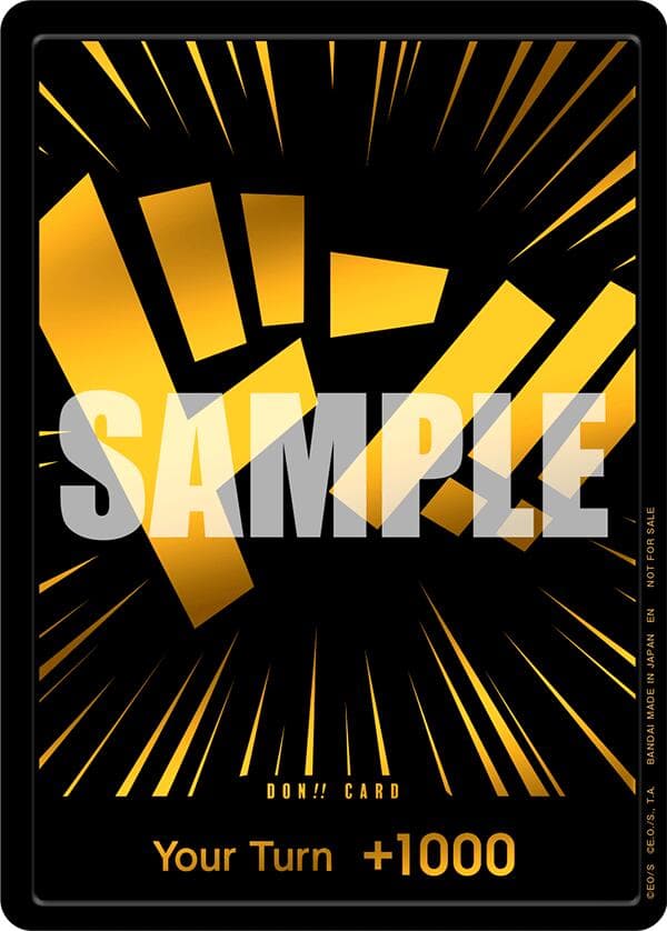 DON!! Card (Black and Gold) — One Piece Promotion Cards card