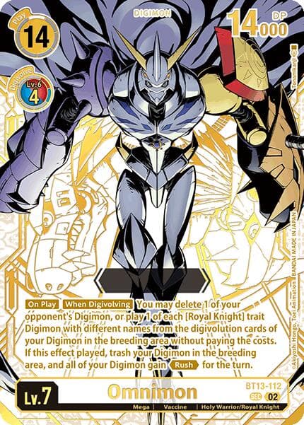 Omnimon (Rare Pull) — World Convergence card