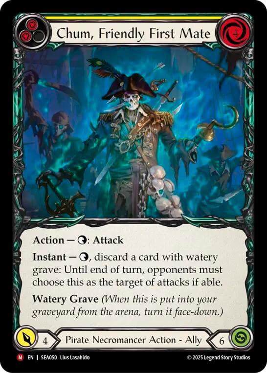 Chum, Friendly First Mate — High Seas card