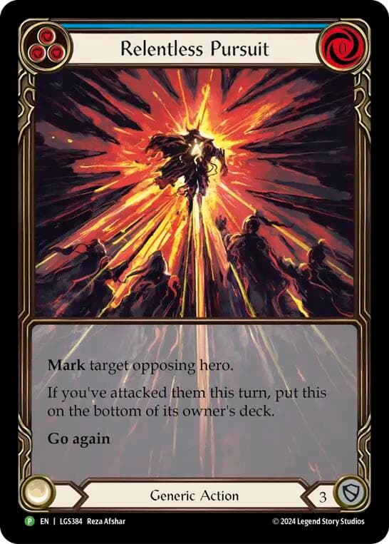 Relentless Pursuit - LGS384 — Flesh and Blood: Promo Cards card