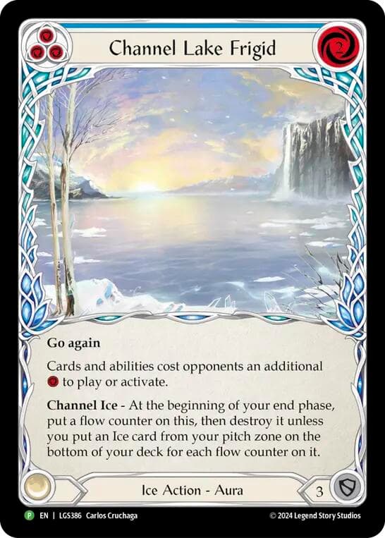 Channel Lake Frigid - LGS386 — Flesh and Blood: Promo Cards card