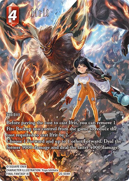 Ifrit (Full Art) — Tears of the Planet card