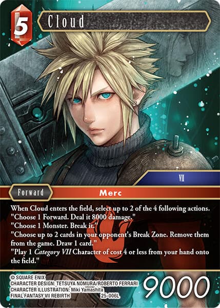Cloud — Tears of the Planet card
