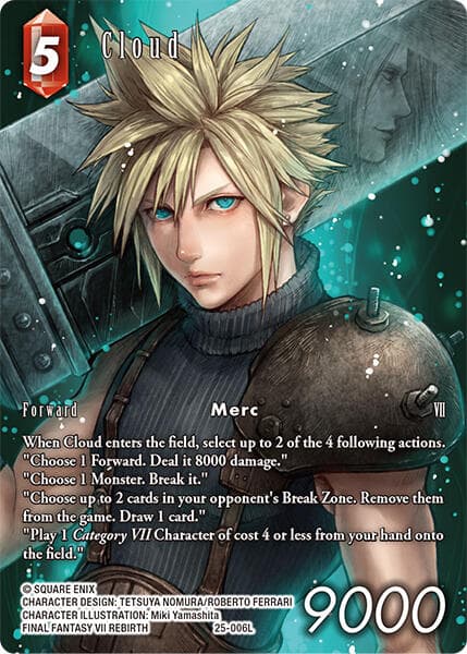 Cloud (Full Art) — Tears of the Planet card