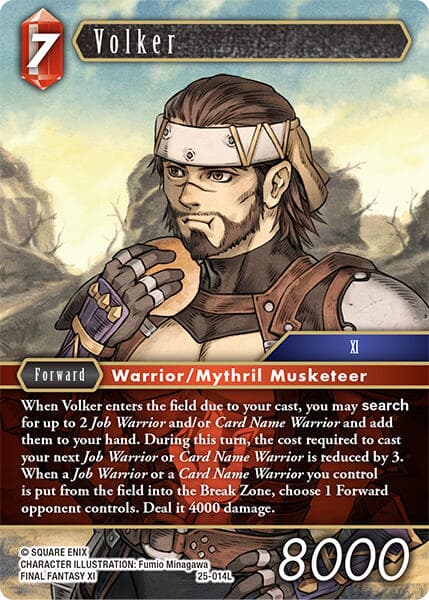 Volker — Tears of the Planet card