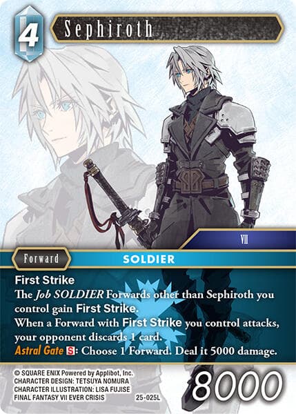 Sephiroth — Tears of the Planet card