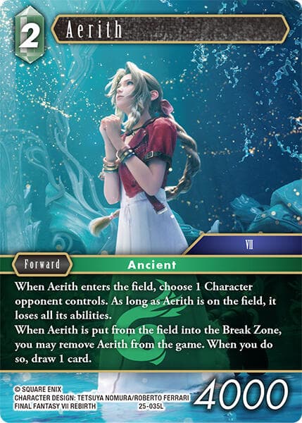 Aerith — Tears of the Planet card